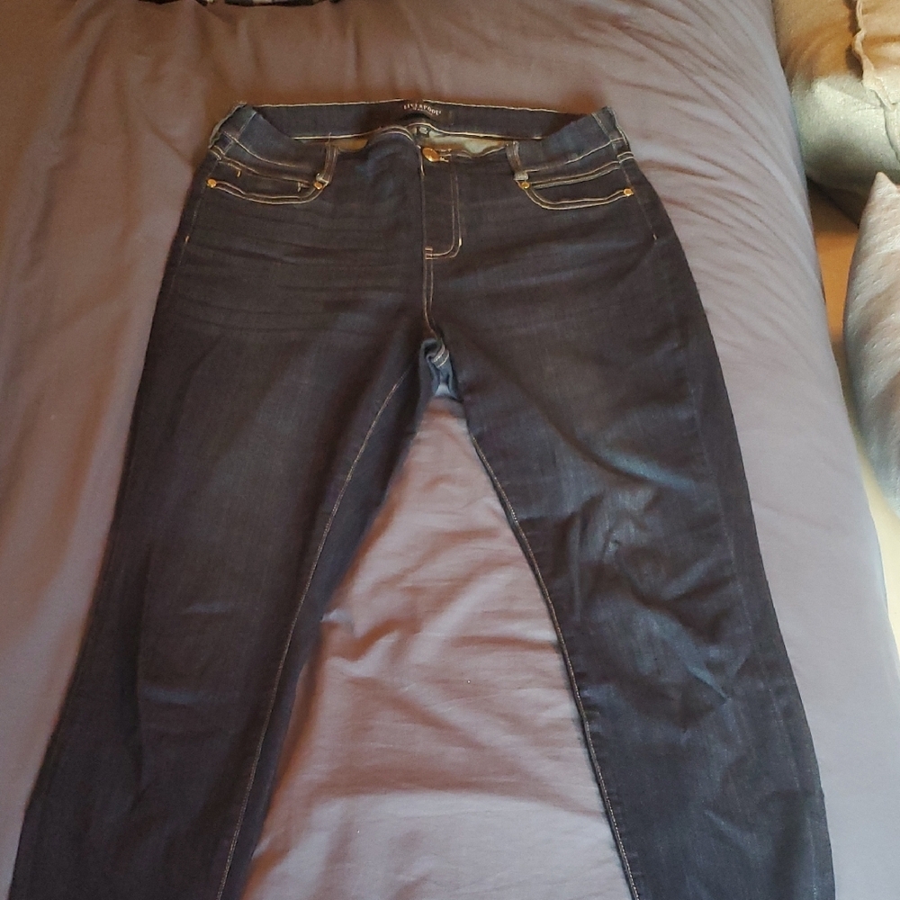 Women's Dark Blue Jeans Liverpool Sz 14w